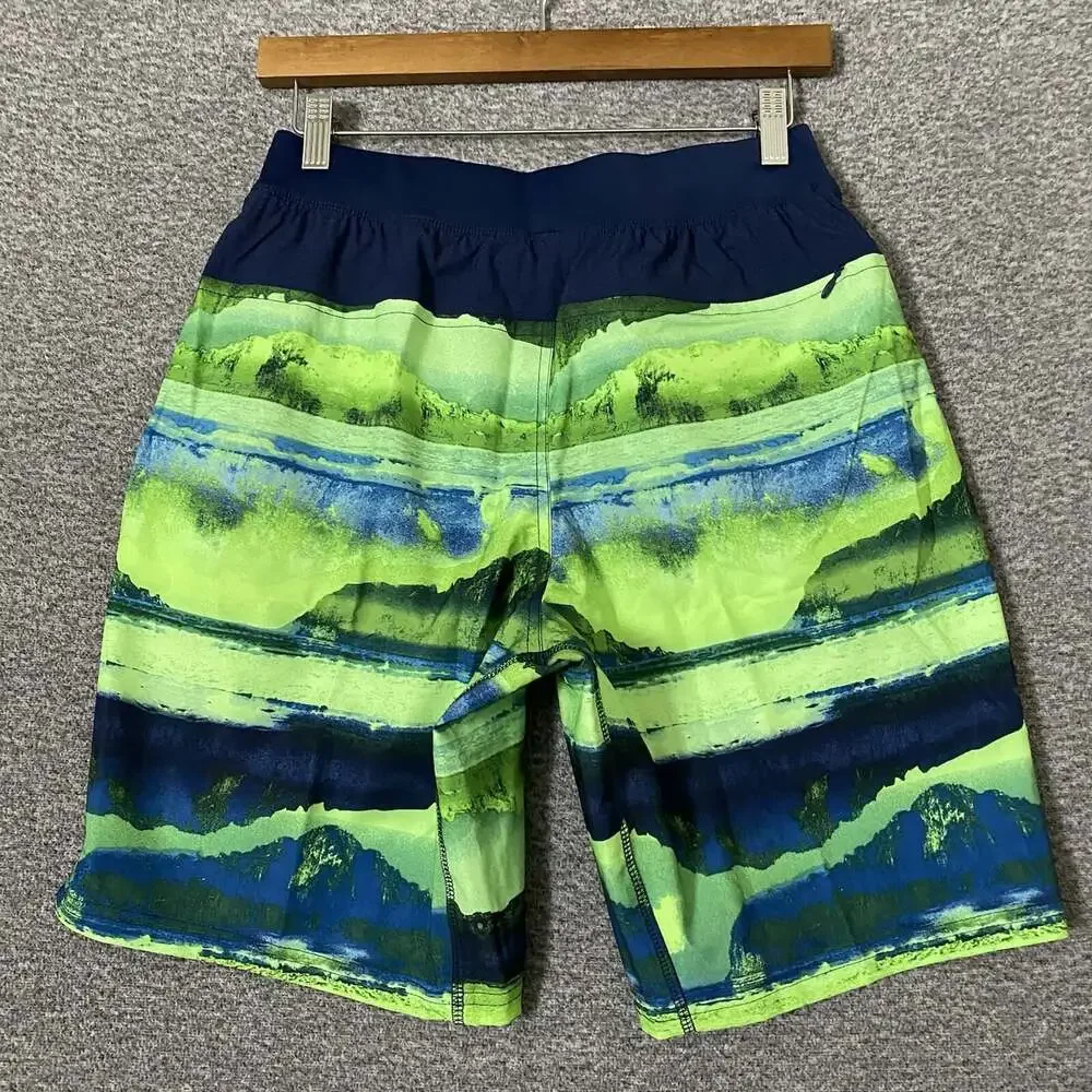 NEW Nike Swim Men's Size Small Printed Lined Swim Shorts